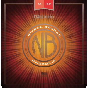 D'Addario Nickel Bronze Mandolin NBM1140 Nickel Bronze Mandolin Set, Medium, 11-40 ダダリオ (マンドリン弦) (ネコポス)｜honten