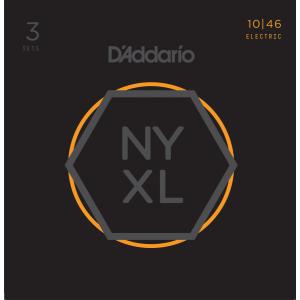 D'Addario NYXL NYXL1046-3P Nickel Wound, Regular Light ダダリオ (エレキギター弦) (3セット)｜honten