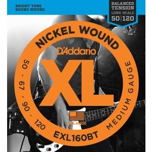 D'Addario XL NICKEL EXL160BT Balanced Tension Medium ダダリオ (ベース弦) (ネコポス)｜honten