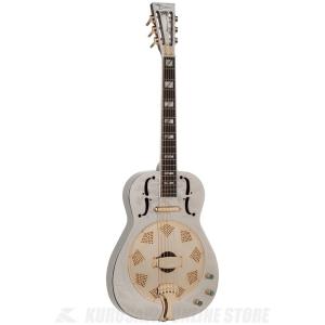 DEAN Resonator Thin Body Electric Chrome/Gold [RESCG](リゾネーターギター)(送料無料)(お取り寄せ)(マンスリープレゼント)(ご予約受付中)