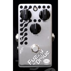 ギター E.W.S Fuzzy drive EWS Effects FUZZY DRIVE guitar effects pedal demo w SG & Dr
