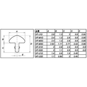 《期間限定！ポイントアップ！》SCUD フレット ジャンボクラウンフレット、50cm x10本 HF-J1D｜honten