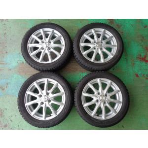 4.5J-14インチ 4H100 +45 ウェッズ ジョーカー 165/55R14 ヨコハマ アイスガード 22年製 中古 ホイール スタッドレス  EKスポーツなどに♪｜hontenkayt