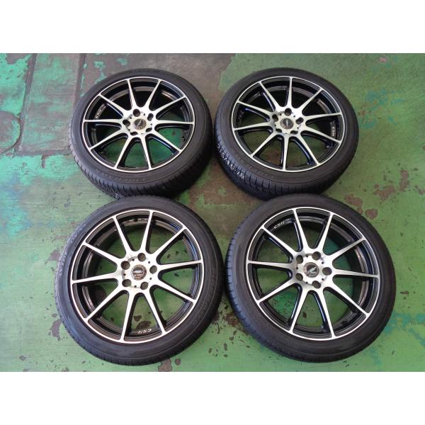 7J-18インチ 5H114.3 +53 クロススピード プレミアムR 215/45R18 ワイドオ...