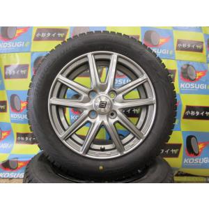 １４インチ中古スタッドレスセット　155/65R14　VRX2　4.5-14　4H100　+45　ザインSS｜hontenkayt