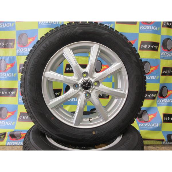 １５インチ中古スタッドレスセット！　185/65R15　IG60　6-15　4H100　+42　JU...