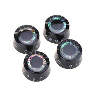 Musiclily Pro B-ストックミリ規格 アワビサークルトップ レスポールスタイルのエレキギター用スピードノブ ブ