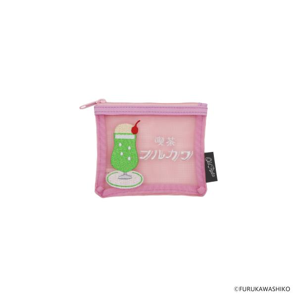 Old Resta 刺繍メッシュポーチ M 古川紙工　レディースポーチ　(S:0040)