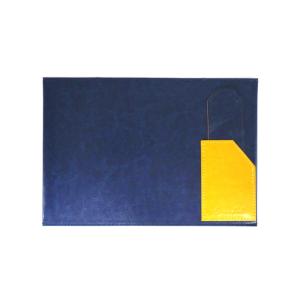 Greeful ブックカバー Navy×Yellow  (S:0040)｜honyaclub