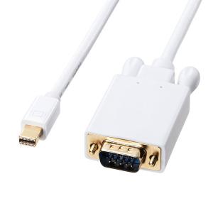 サンワサプライ　ミニDisplayPort-VGA変換ケーブル2m (S:0230)｜honyaclub