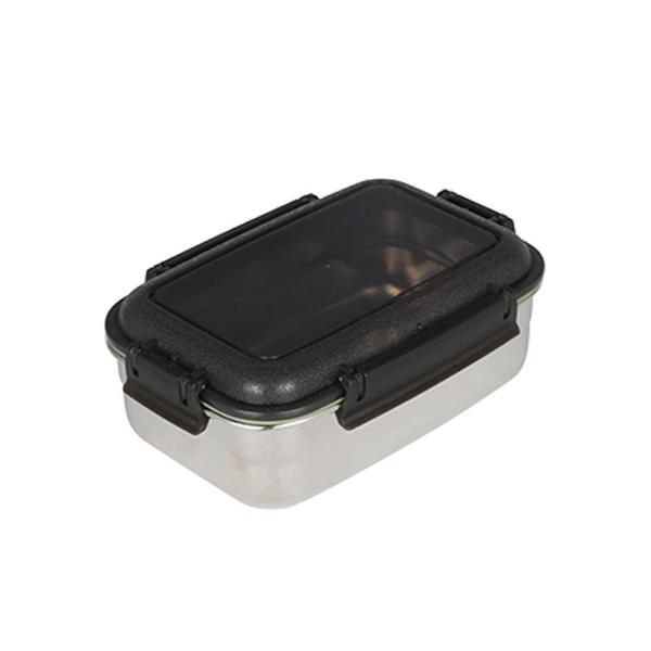 SS FOOD CONTAINER RECTANGLE L SMOKE / フードコンテナ　レクタン...