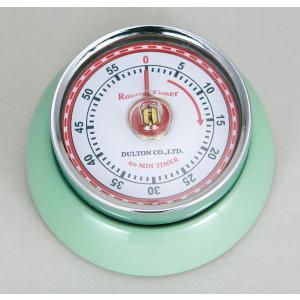 KITCHEN TIMER W/MAGNET MG キッチンタイマー　ウィズマグネット　ミントグリーン メディア紹介商品 ダルトン 100-189MG (S：0240)