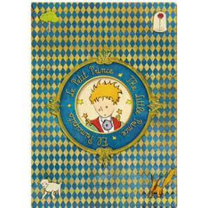 星の王子さま グリーティングカード　緑に黄線 グリーティングカード (S:0011)｜honyaclub