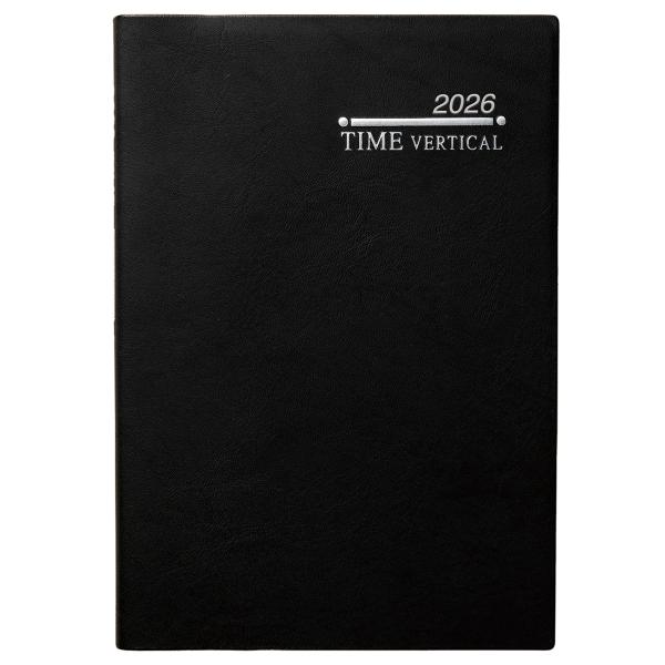 翌日発送・３３１１　ＳＡＮＮＯタイムバーティカル・Ａ５判（黒） ２０２６年版