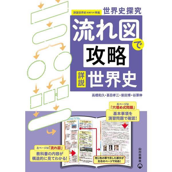 翌日発送・世界史探究　流れ図で攻略　詳説世界史/高橋和久
