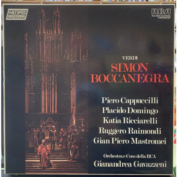 VERDI SIMON BOCCANEGRA GAVAZZENI 【中古LPレコード】イタリア盤 ヴ...