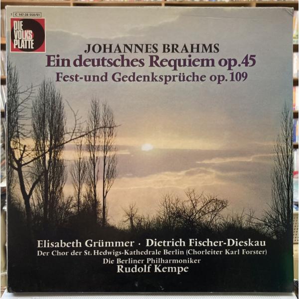 Brahms: Ein Deutsches Requiem ドイツ・レクイエム 【中古LPレコード】...