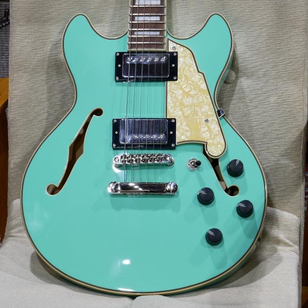 D'Angelico / Premier Mini DC / Surf Green / セミアコ /...