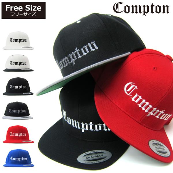 COMPTON コンプトン キャップ スナップバック メンズ レディース プレゼント 帽子