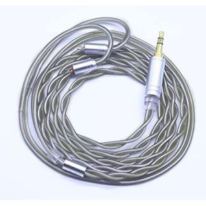 JSHiFi-Shadow リケーブル 2pin3.5mm銀メッキ3.5mmプラグアップグレードケーブル人気中華イヤホンケーブルミニプラグkzイヤフ 2pin3.5mm銀メッキ3.5mmプラグアップグレードケーブル人気中華イヤホンケーブルミニプラグkzイヤフォン対応 2pin3.5mm