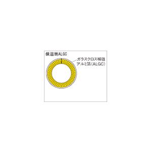 ALGC貼グラスウールカバー(保温筒) 25A...の詳細画像1