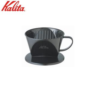 カリタ Ｋａｌｉｔａ　プラスチック製コーヒードリッパー １０１−ＫＰ ブラック　ＰＰ樹脂製　計量スプーン付　※１〜２人用  品番：＃０４０１３