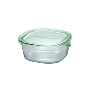 ディッシュプラス 保存容器 耐熱ガラス バルブ付 丸型 620ml HB-5956