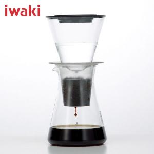 iwaki イワキ　ウォータードリップ コーヒーサーバー　実用容量４４０ｍｌ　KT8644-CL1｜hoonstore