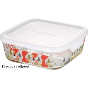 iwaki パック＆レンジ 500ml シンジカトウ 北欧の庭 B3246-SNF ( 1個