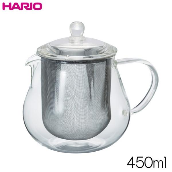 ハリオ 　リーフティーポット・クリア  実用容量450ml　耐熱ガラス　ＨＡＲＩＯ