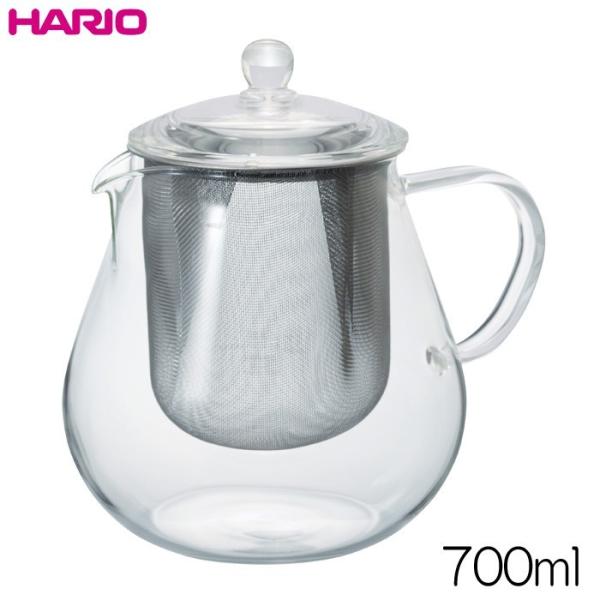 ハリオ 　リーフティーポット・クリア  実用容量700ml　耐熱ガラス　ＨＡＲＩＯ