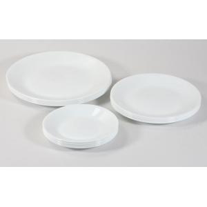 コレール 　CORELLE　ホワイト お買い得15枚セット　小皿（17cm）ｘ５枚、中皿（21.5c...