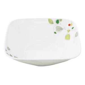 コレール　CORELLE　グリーンブリーズ　スクエア大ボウル　径22.5cm　強化耐熱ガラス製　J2348-GB　アメリカ製｜hoonstore