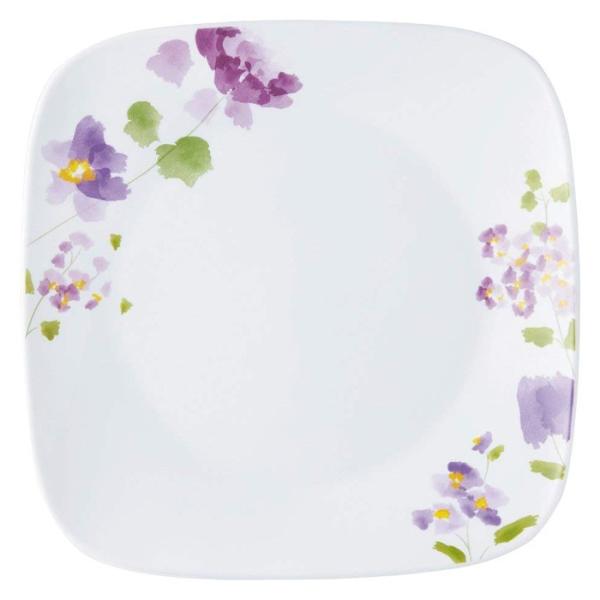 コレール ＣＯＲＥＬＬＥ　バイオレットミスト スクエア大皿 パール金属　J2213-VM  CP-9...