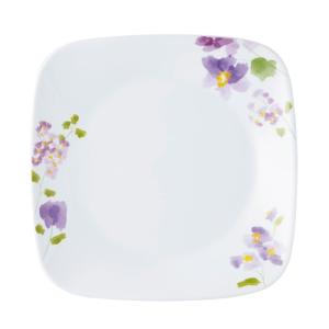コレール CORELLE バイオレットミスト スクエア中皿 パール金属 J2211-VM  CP-9413