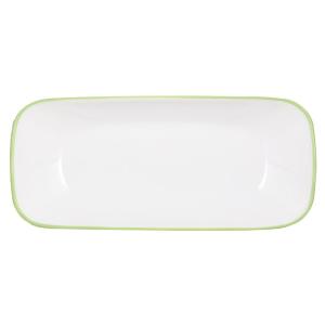 コレール CORELLE タフホワイト リーフ スクエア長皿 パール金属 J2210-CRG CP-9452