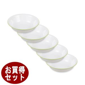 コレール CORELLE タフホワイト リーフ 小ボウル5個セット パール金属 J410-CRG CP-9458-5   在庫処分品