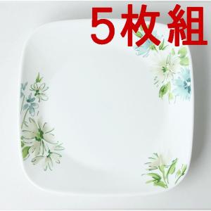 コレール フェアリーフローラ スクエア小皿 5枚セット CP-9469