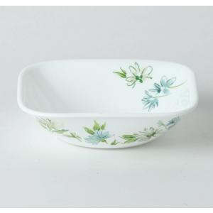 コレール CORELLE   フェアリーフローラ      スクエア小ボウル パール金属   J2310-FFA   CP-9470