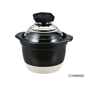 ハリオ HARIO フタがガラスのご飯釜 1〜2...の商品画像