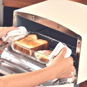 HARIO ハリオ 耐熱ガラス製トースター皿3...の詳細画像3