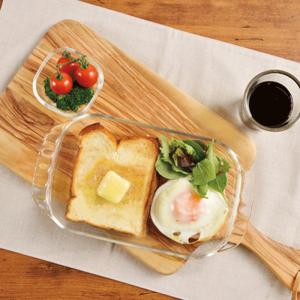 HARIO ハリオ 耐熱ガラス製トースター皿3...の詳細画像4