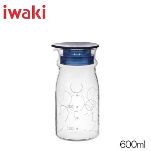 ｉｗａｋｉ　イワキ　クールサーバー ６００ｍｌ　※箱なし　耐熱ガラス製！好みの飲み物を入れて冷たく保存！熱湯もＯＫです♪｜hoonstore