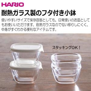 ハリオ HARIO 耐熱ミニ角小鉢 4個セット...の詳細画像1