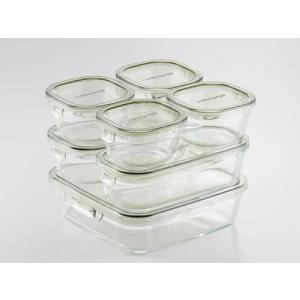 iwaki イワキ パック＆レンジ システムセット クールグレー 耐熱ガラス