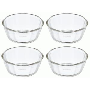 ホワイトラウンドボウル 800ml 2個セット ハリオ 耐熱ガラス製スイーツボウル300 SWB-2412 ( 4個セット