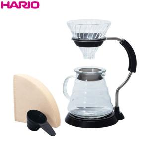 ハリオ ＨＡＲＩＯ　Ｖ６０アームスタンド ガラスドリッパーセット  Ｖ６０計量スプーン・濾紙４０枚付き