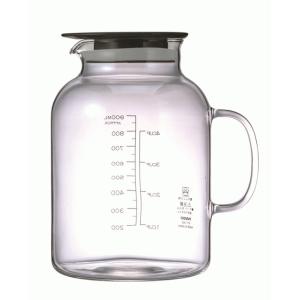 ハリオ 　HARIO　ビネガーズフルーツポット1000 　耐熱ガラス　実用容量1000ml 　VFP-1000-B｜hoonstore