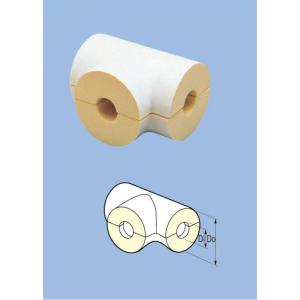 配管保温材イノアックパイプガード・チーズ・鋼管15A用/保温厚20mm