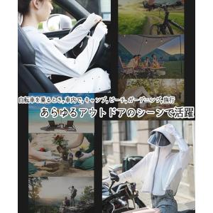 日焼け止め服 ラッシュガード レディース 自転...の詳細画像2